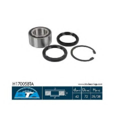 Комплект підшипника маточини колеса BTA H1M027BTA
