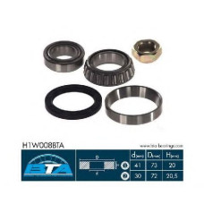 Комплект підшипника маточини колеса BTA H21005BTA