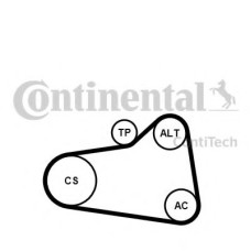 Полікліновий ремінний комплект CONTITECH 6PK905 EXTRA K1