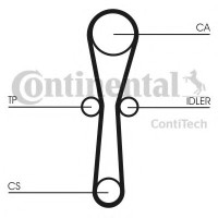 Комплект ременя ГРМ CONTITECH CT1041K1