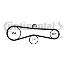 Комплект ременя ГРМ CONTITECH CT1131K1