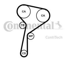 Комплект ременя ГРМ CONTITECH CT1184K1
