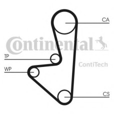 Ремінь ГРМ CONTITECH CT607