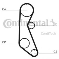 Ремінь ГРМ CONTITECH CT816