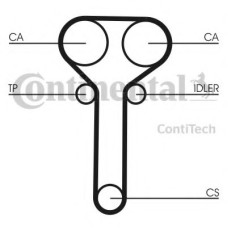 Комплект ременя ГРМ CONTITECH CT978K1
