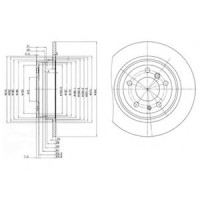 Гальмівний диск DELPHI BG2431