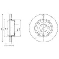 Гальмівний диск DELPHI BG2565