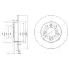 Гальмівний диск DELPHI BG2753C