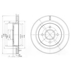 Гальмівний диск DELPHI BG2758