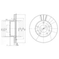 Гальмівний диск DELPHI BG2846