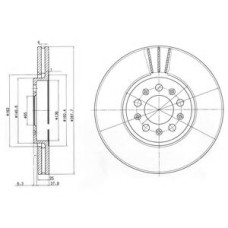 Гальмівний диск DELPHI BG3035C