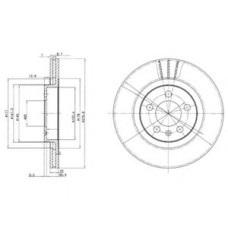 Гальмівний диск DELPHI BG3036