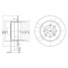 Гальмівний диск DELPHI BG3141