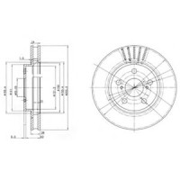 Гальмівний диск DELPHI BG3187