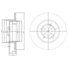 Гальмівний диск DELPHI BG3208C