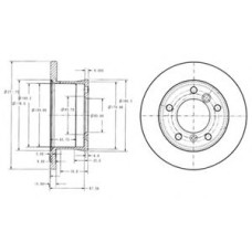 Гальмівний диск DELPHI BG3237