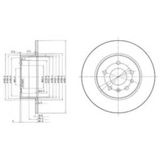 Гальмівний диск DELPHI BG3274