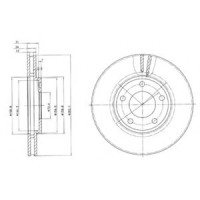 Гальмівний диск DELPHI BG3383