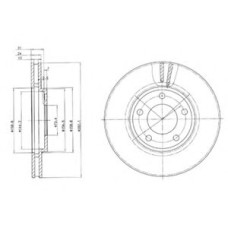 Гальмівний диск DELPHI BG3383