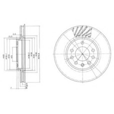 Гальмівний диск DELPHI BG3405