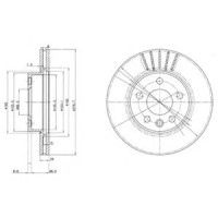 Гальмівний диск DELPHI BG3417