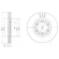 Гальмівний диск DELPHI BG3559