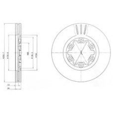 Гальмівний диск DELPHI BG3559