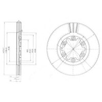 Гальмівний диск DELPHI BG3809