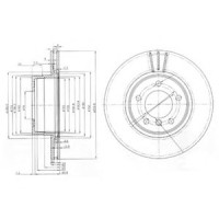 Гальмівний диск DELPHI BG3870