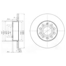 Гальмівний диск DELPHI BG3890C
