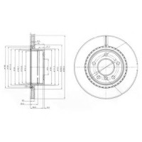 Гальмівний диск DELPHI BG3901C