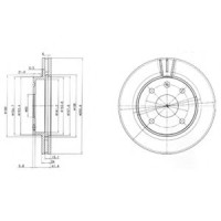 Гальмівний диск DELPHI BG4003
