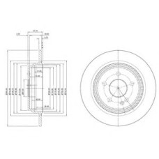Гальмівний диск DELPHI BG4063C