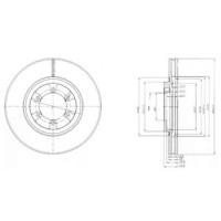 Гальмівний диск DELPHI BG4133
