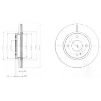 Гальмівний диск DELPHI BG4170C