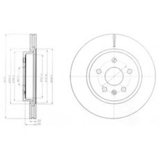 Гальмівний диск DELPHI BG4190