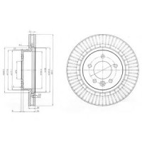 Гальмівний диск DELPHI BG9006C