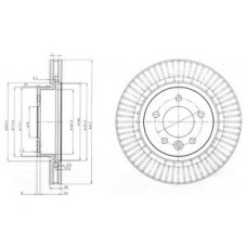 Гальмівний диск DELPHI BG9006C