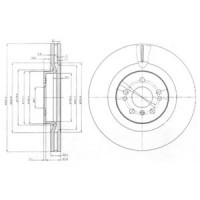 Гальмівний диск DELPHI BG9013