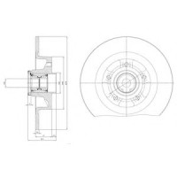 Гальмівний диск DELPHI BG9115RS