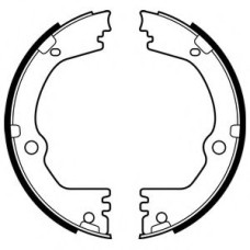 Комплект гальмівних колодок, стоянкова гальмівна система DELPHI LS2090