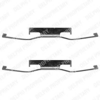 Комплектуючі, колодки дискового гальма DELPHI LX0054