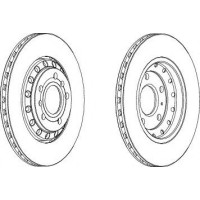 Гальмівний диск FERODO DDF1623-1