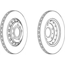 Гальмівний диск FERODO DDF1623-1