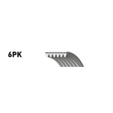 Полікліновий ремінь GATES 6PK1018