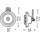 Вставка фари, основна фара HELLA 1BL 008 193-007