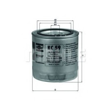 Паливний фільтр KNECHT KC 59