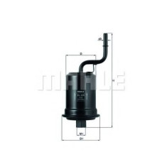 Паливний фільтр KNECHT KL 228/2D