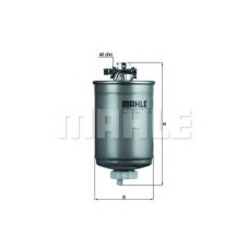 Паливний фільтр KNECHT KL 485/5D