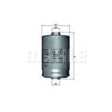 Паливний фільтр KNECHT KL 658